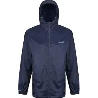 Regatta Herren Regenjacke Pack It III wasserfest RG3512 (3XL) (Marineblau)
