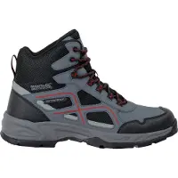 Regatta - Herren Wanderstiefel "Vendeavour" RG9196 (44 EU) (Granitgrau/Tomatenrot)