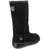 Rocket dog - Damen Stiefel "Sugardaddy", Wildleder FS11071 (40 EU) (Schwarz)