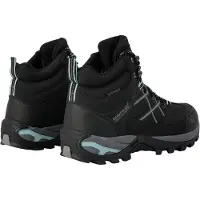 Regatta - Damen Wanderstiefel "Samaris III" RG10015 (42 EU) (Schwarz/Gebleichtes Türkis)