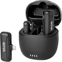 Boya Kabelloses 2,4-GHz-Mikrofon x2 BY-WM3T-D2 Lightning - Ladekoffer