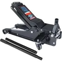AWTOOLS Hydraulischer Wagenheber "Frosch" 4 Tonnen 90 - 550Mm Doppelkolben Niedrigprofil