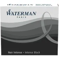 Waterman S0110940, Schwarz, Schwarz, Weiß, Füllfederhalter, 6 Stück(e)