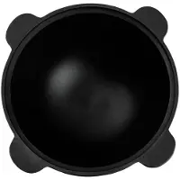 Davr Metall Schmortopf Kazan Gusseisen 8 L Ø 37 cm runder Boden Alu-Deckel Usbekistan Plov, Gusseisen, Dickwandig