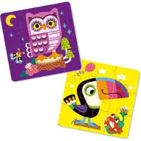 Roter Käfer 2-in-1 Schaumstoffpuzzle Tukan und EULE für die Kleinsten Rotes Käferpuzzle