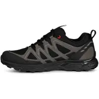Trespass - Herren Wanderschuhe "Carraig", Wildleder TP6860 (43 EU) (Schwarz/Grau)