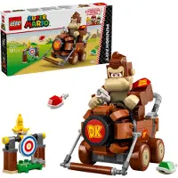 LEGO Super Mario: Mario Kart – Donkey Kong & DK Jumbo, Nintendo Sammlerstück, baubarer Spielzeugflitzer, Geburtstagsgeschenk für Jungen, Mädchen und Gamer ab 8 Jahren, Auto Spielzeug 72033