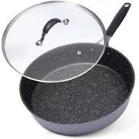 Orion Steinpfanne induktionsgeeignet STONER 28 cm mit Deckel