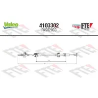Valeo FTE Seilzug, Kupplungsbetätigung 4103302