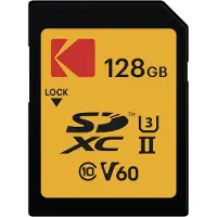 Kodak EKMSD128GUHS2V1K, 128 GB, SDXC, Klasse 10, UHS-II, 300 MB/s, 110 MB/s