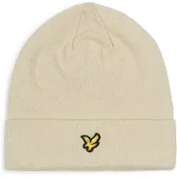 Lyle & Scott Beanie Wollmischung Ecru - age