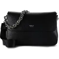 Replay Schultertasche Umhängetasche Crossbody Bag Black schwarz