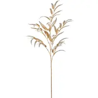 Creativ Green Kunstzweig "Eukalyptuszweig", champagner, H:122cm, Kunststoff, Kunstpflanzen, Kunstzweig, in festlicher Farbe