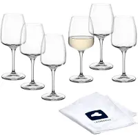 Leonardo Weißweinglas "Rieslinggläser CESTI + Poliertuch" 6 Riesling-Gläser mit Poliertuch