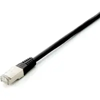 Equip Cat.6A Platinum S/FTP Patchkabel, Black, 5.0m , 5pcs/set, 5 m, Cat6a, S/FTP (S-STP), RJ-45, RJ-45, Schwarz