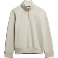 Superdry für Herren. M2013750A Essential Logo Sweatshirt mit halbem Reißverschluss beige (XXL), Lässig, Baumwolle