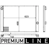 MAHLE ORIGINAL Kühler, Motorkühlung cr1159000p für BMW
