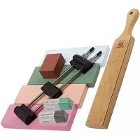 Skerper Professional Schleifset mit Stoßriemen und Schleifpasten