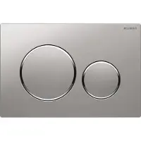 Geberit Betätigungsplatte SIGMA20 matt-chrom, 2-Mengen-Spülung - 115882JQ1