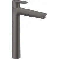 Hansgrohe Waschtisch-Einhebelmischer 240 Talis E m Zugst.Abl.Gar., brushed black chrome