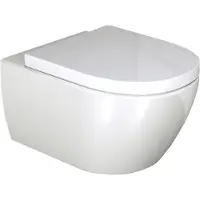 Villeroy & Boch Spülrandloses Wand-WC Subway 2.0, 5614R001, Tiefspüler spülrandlos, Weiß, 56552 3