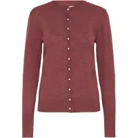 PULZ Strickjacke PZSARA Regular fit in Spiced Apple Melange | Gr.: XS