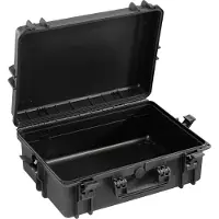 PLASTICA PANARO MAX 505 wasserdichter und staubdichter Koffer in schwarz IP 67