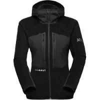 Mammut - Women's Eiger Nordwand Pro Midlayer Air Hooded - Fleecejacke Gr M schwarz