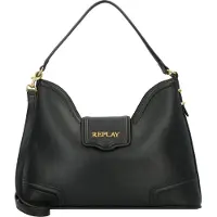 Replay Schultertasche Umhängetasche Shoulderbag Black schwarz