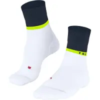 Falke Laufsocken RU4 Endurance Compression Herren White / Dark Navy / Neon Yellow-Schuhgröße 46 - 48