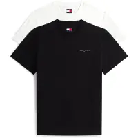 Tommy Hilfiger T-Shirt "TJM SLIM FIT LINEAR 2PACK" Packung, 2 Stk. Rundhals, Jersey
