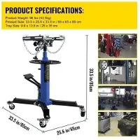 OEM Übertragungscric--Lastkapazität von 1 100 lb-Teleskop-Hydraulisch-2-stufiger Bodenstütze