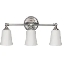 Elstead Lighting Elstead Amalia LED Wandleuchte G9 41cm Poliertes Chrom IP44