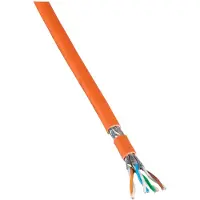 Efbe-Schott EFB ELEKTRONIK INFRALANCat.7 Rohkabel 1000 AWG23, S/FTP 4P CPR Eca orange, 500m (99980.500-CPR)
