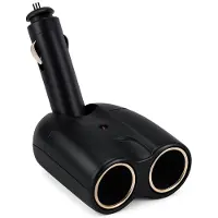Nedis DCPA002 Universal-DC-Netzteil Kfz-Adapter 120 W 12 V DC 2 Ausgänge Schwarz