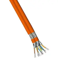 Infralan INFRALANCat.7 Rohkabel 1000 AWG23,S/FTP 2x4P CPR Eca orange, 50m