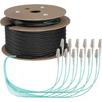EFB Elektronik Trunkkabel U-DQ ZN BH OM3 12G 1x12 LC-LC 50m Dca LSZH