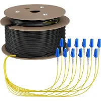 EFB Elektronik O8342S120OS2 Trunkkabel U-DQ(ZN)BH OS2 12E (1x12) LC-LC,120m Dca LSZH
