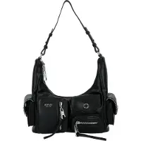 Replay Schultertasche Umhängetasche Shoulder Bag Black schwarz