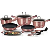 Berlinger Haus I-Rose Bh-6044 12-Teiliges Kochgeschirr-Set