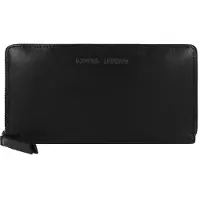 Green Burry GREENBURRY Leder Geldbörse Colombiana Long RV-Lady Wallet RFID Black schwarz