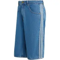 Adidas Shorts ORIGINALS "FIREBIRD ADICOLOR DENIM JORT", Herren, Gr. 30 (46), N-Gr, medium vintage denim, normal, gr., Obermaterial: 100% Baumwolle, Hosen Shorts