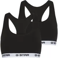 G-Star Bralette "CARNELIAN, BRAS 2 PACK RACERBACK" Packung, 2 Stk. mit Logo-Saum