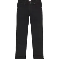 Wrangler Straight-Jeans "GREENSBORO", Herren, Gr. 38, Länge 30, schwarz (deep ink), Denim/Jeans, Obermaterial: 99% Baumwolle, 1% Elasthan, straight fit lang, Jeans Straight-Jeans, Regular Straight fit
