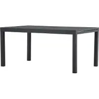 Venture Home Rechteckiger Esstisch Capo Schwarz