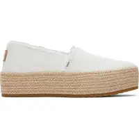 Toms Damen Espadrilles Valencia - Wit - Größe 37,5