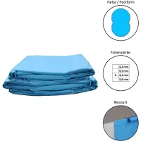 Summer Fun Pool Folie achtform 3,00m x 4,70m x 1,20m Folie 0,4mm blau Einhängebiese Pool Poolfolie Achtformpool / 300 x 470 x 120 cm Stahlwandpool Innenhülle Liner Auskleidung Achtformbecken