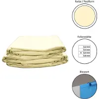 Waterman Poolfolie Ersatzfolie Rundbecken 500x110cm - Dicke 0,4mm - Einhängebiese - sandfarben