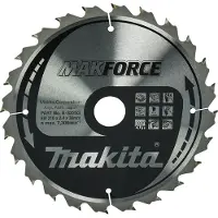 Makita Kreissägeblatt MAKFORCE, 210/30 mm - 24 Zähne - 1,6 mm - CleanCut - Holz - B-32253