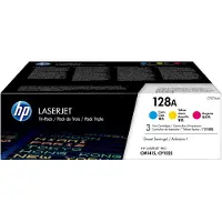 HP 128A (CF371AM) - 3-farbig - Toner - Multipack